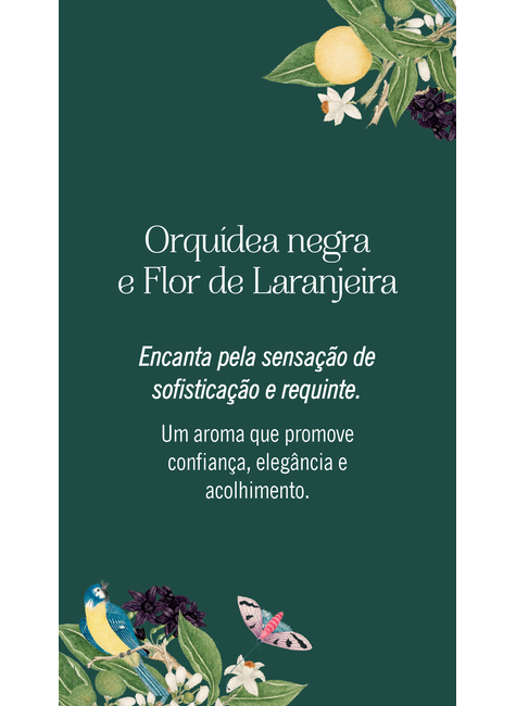 Difusor de Aromas Vegano Orquídea negra e Flor de laranjeira 260ml