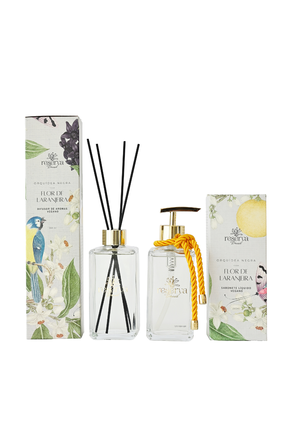 Kit Lavabo Difusor de Aromas + Sabonete Líquido Orquídea Negra e