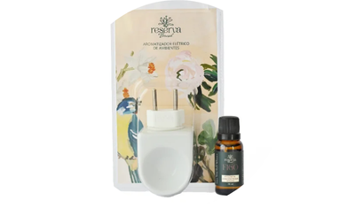 Kit Ess&ecirc;ncia Concentrada Figo 20ml e Aromatizador El&eacute;trico de Porcelana